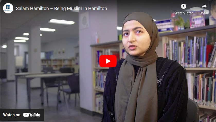Sill from Being Muslim in Hamilton video