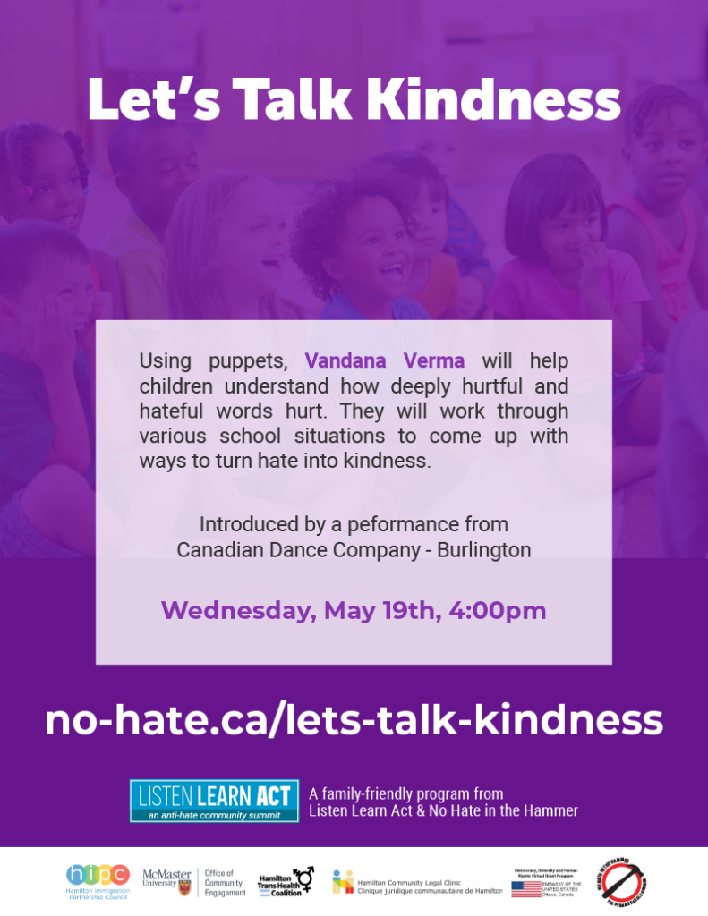 Let's Talk Kindness poster